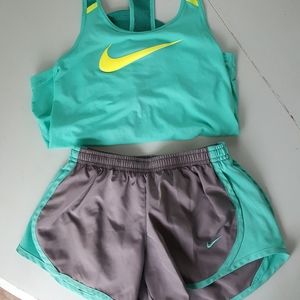 Nike Drifit tank and shorts